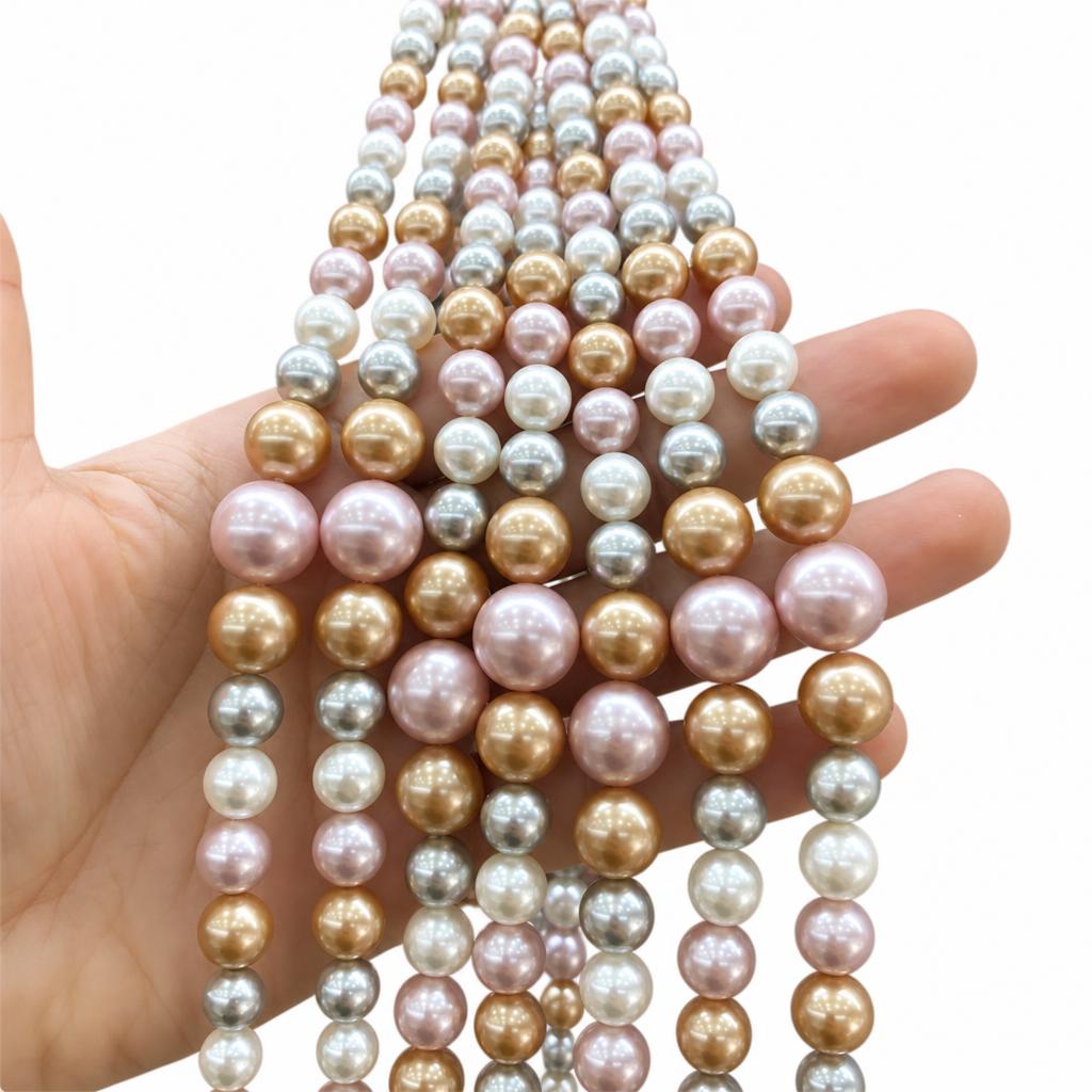 6:Mixed color shell tower chain