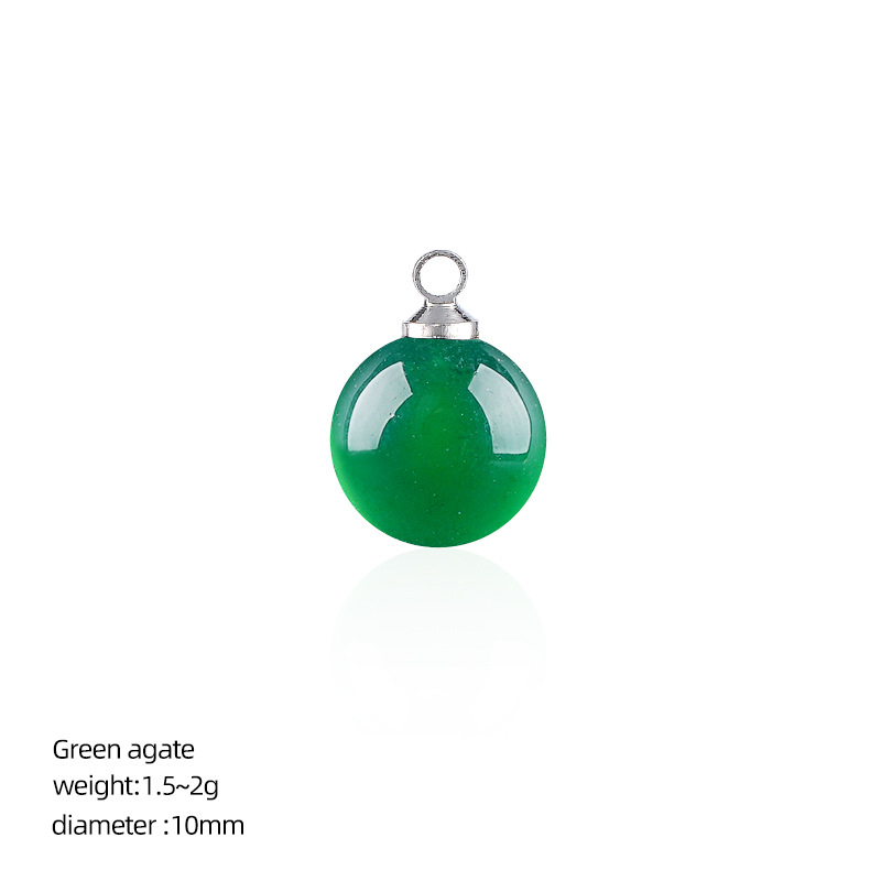 20 green agate
