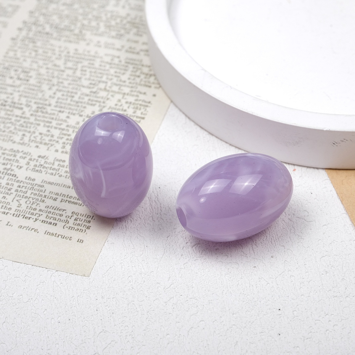 Purple 21*15mm hole 4mm