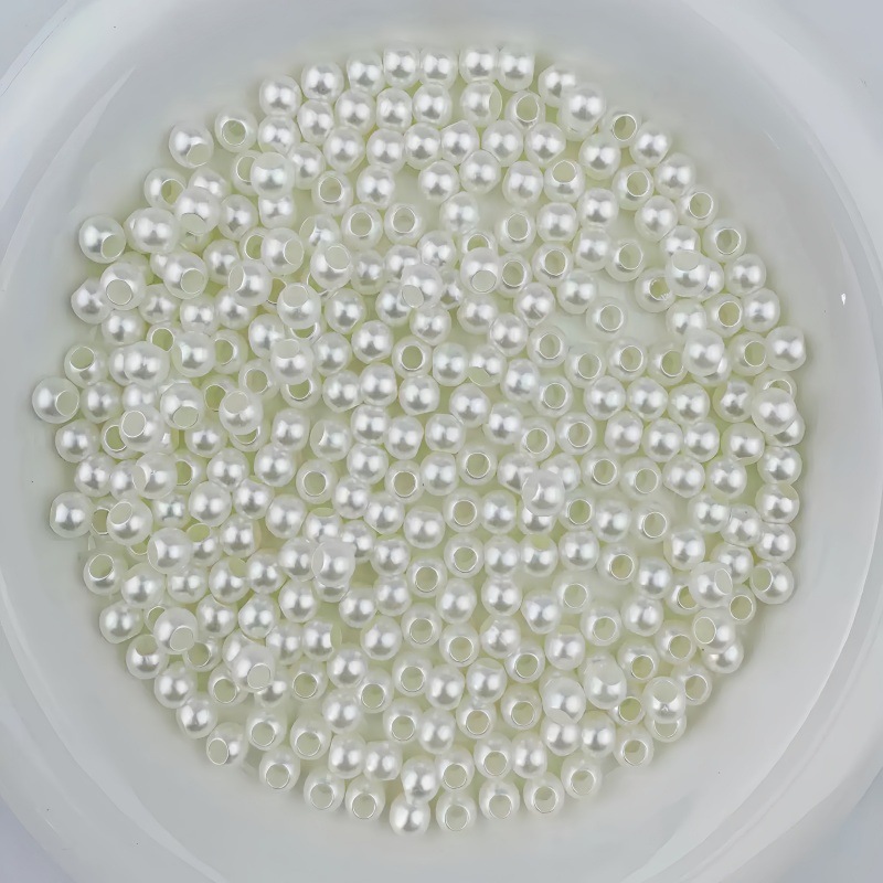 27 Pearl color 8mm hole 4mm