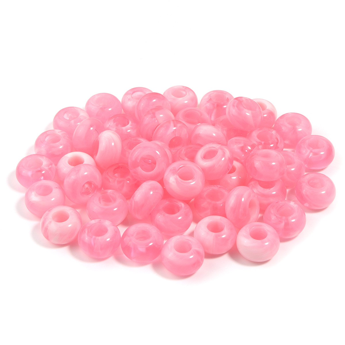 9:Pink abacus beads