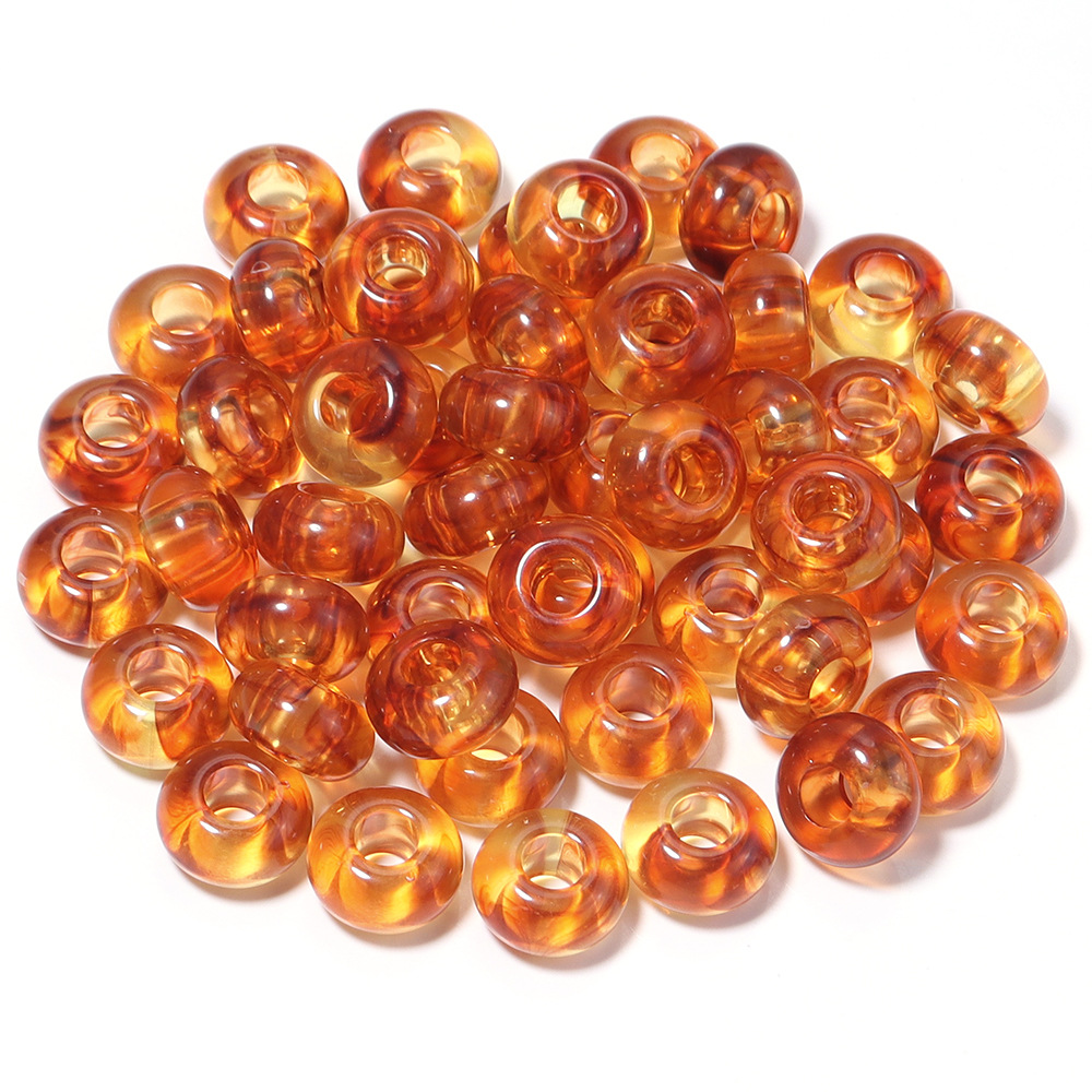 15:Amber abacus beads