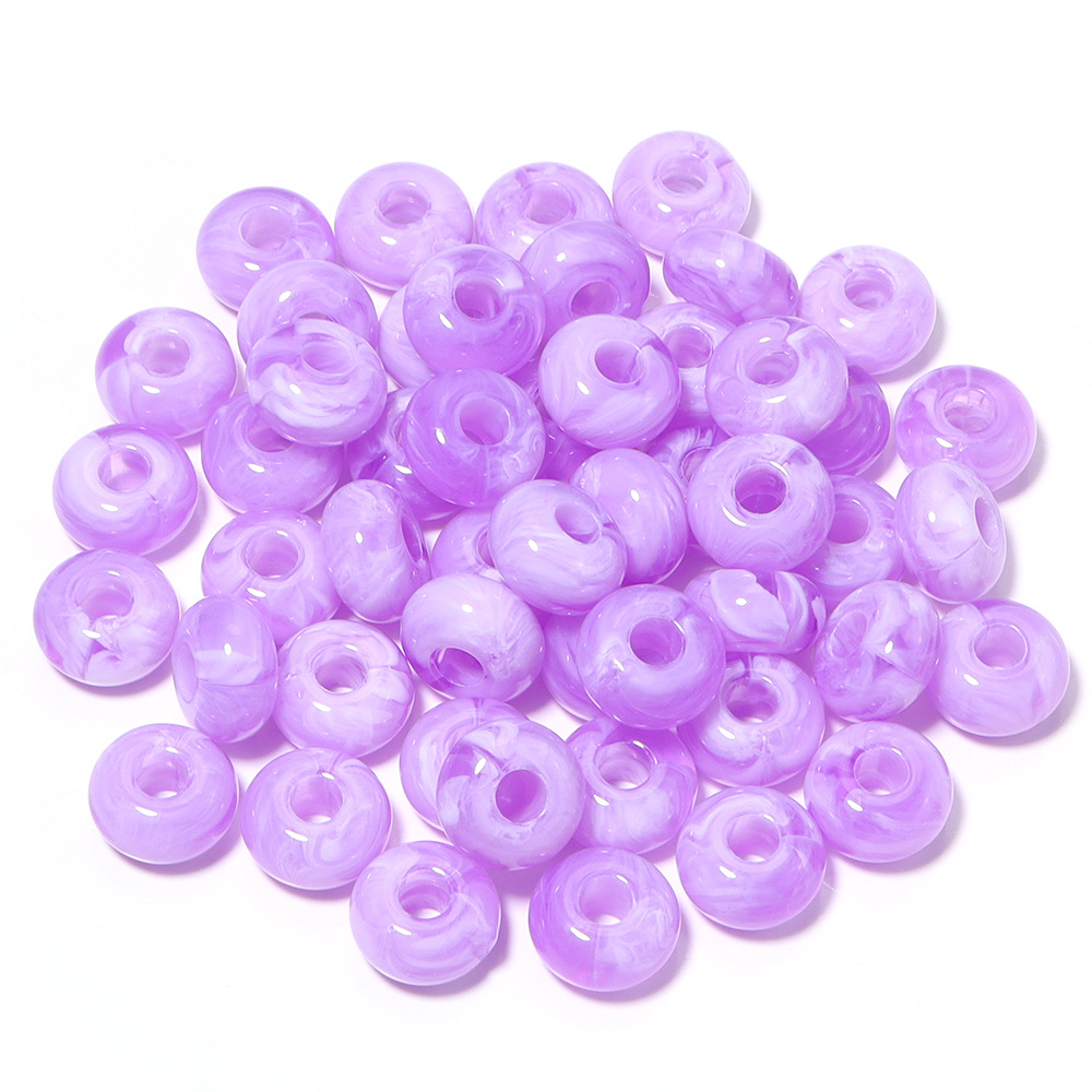 18:Purple abacus beads