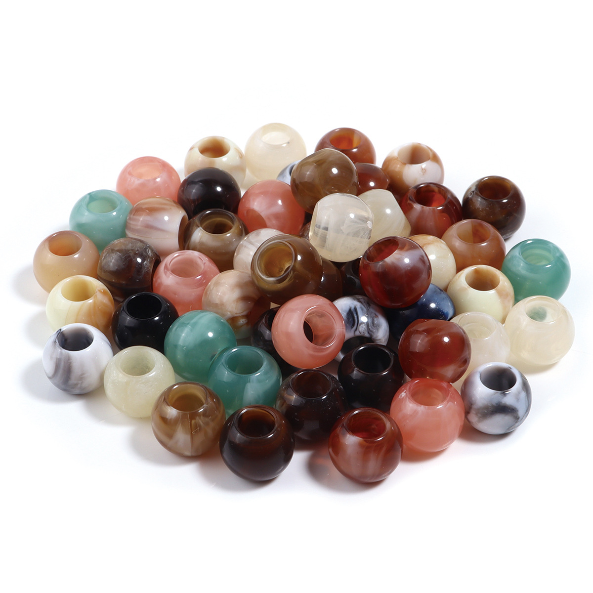 39:Randomly mixed color beads