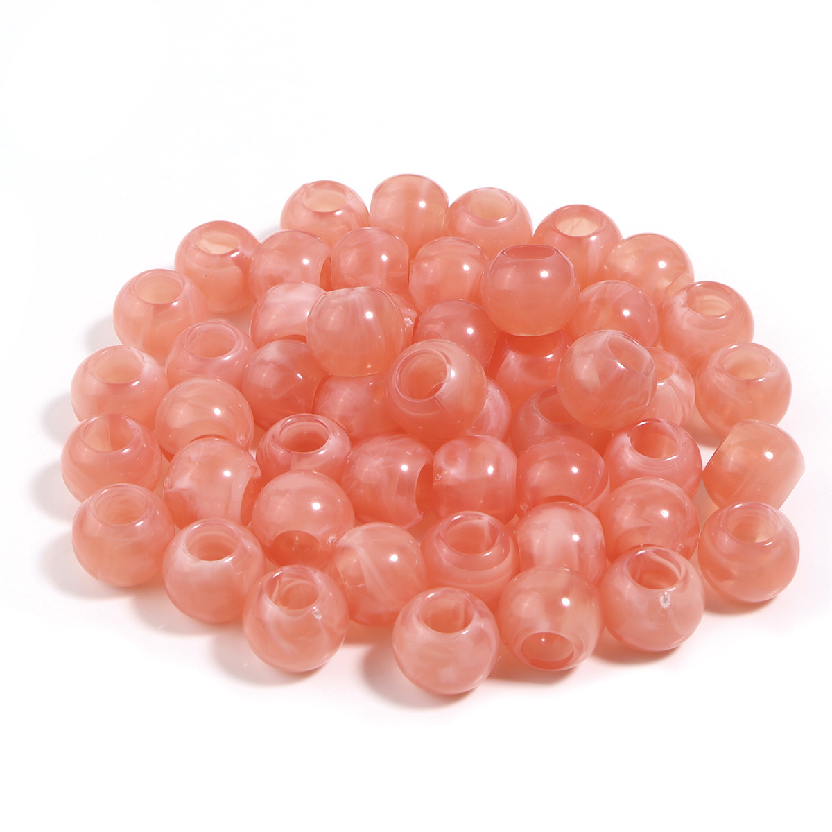 42:Pink ball beads