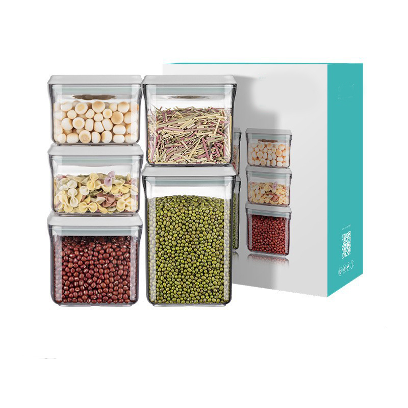 0.32l*2 0.5l*2 0.9l (square five-piece set)