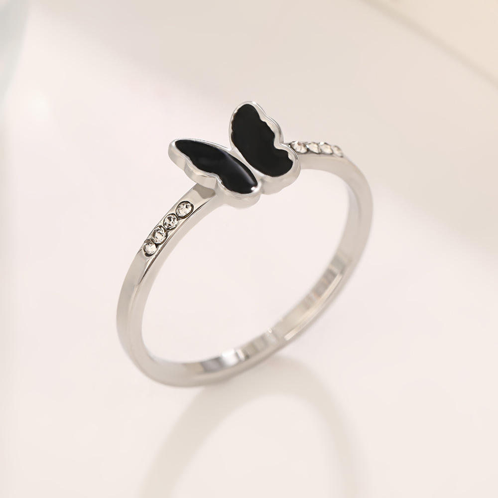 1:Steel butterfly rhinestone