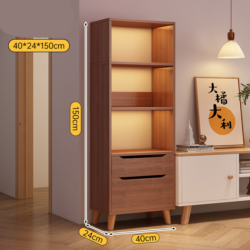 Large cedar walnut color 40*24*150cm