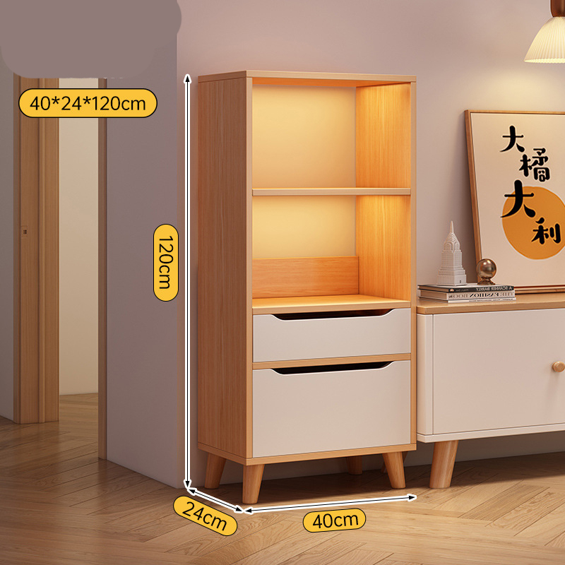 [Cabinet Door with Drawer] Country Oak Color 40*24*120cm