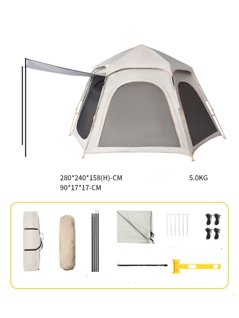 beige tent set