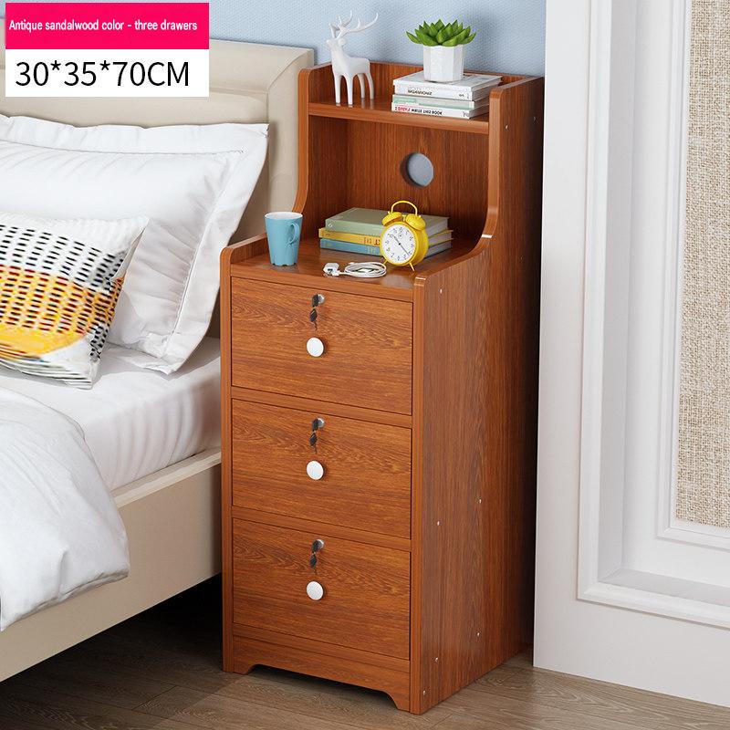 30cm antique sandalwood three drawers