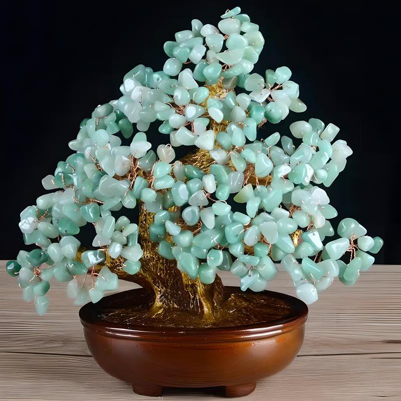 Medium natural green crystal 23cm high