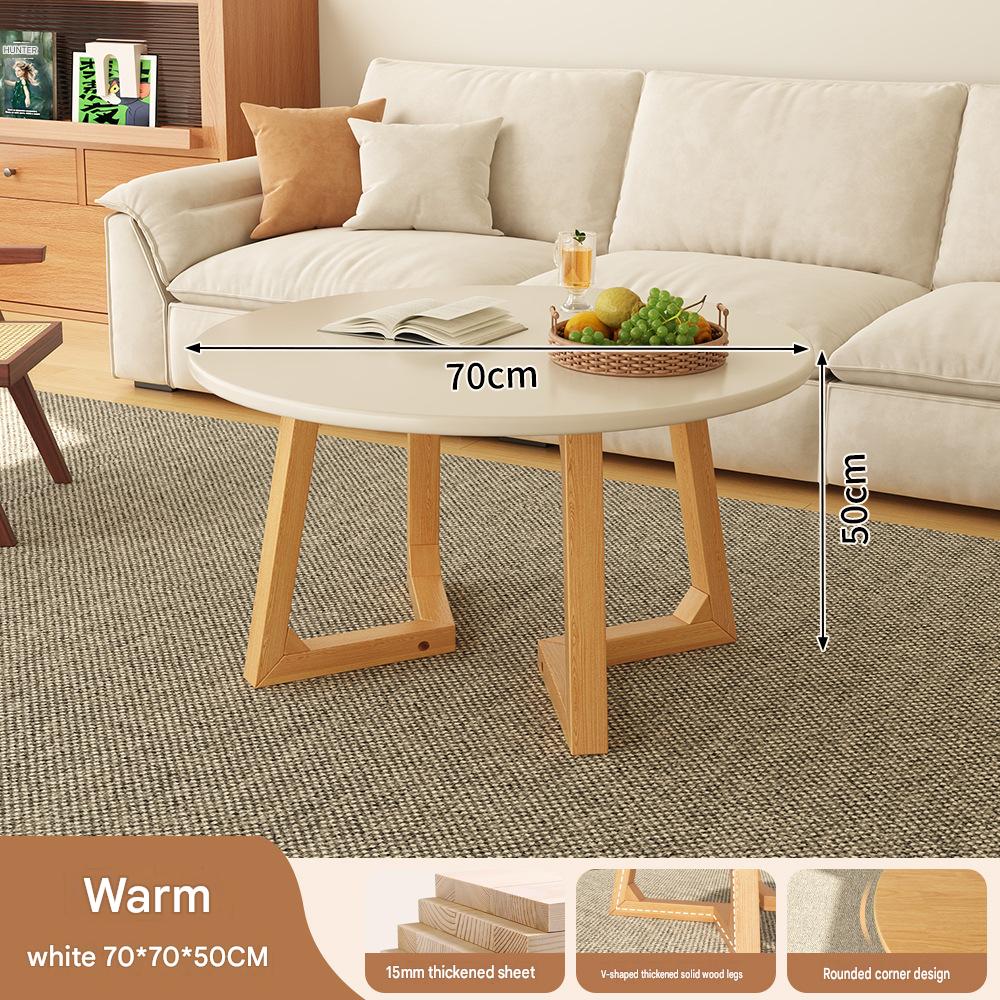 V-shaped  round table 70*70*50/white