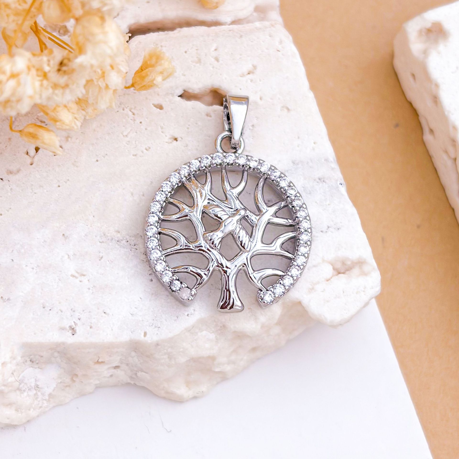 8:Xl2043 tree of life pendant silver