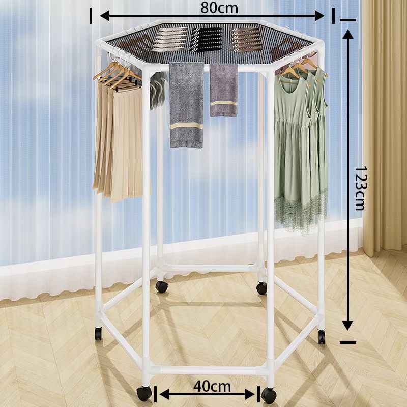 single-tier drying rackwhite - single-tier hexagonal rotating clothes drying rack