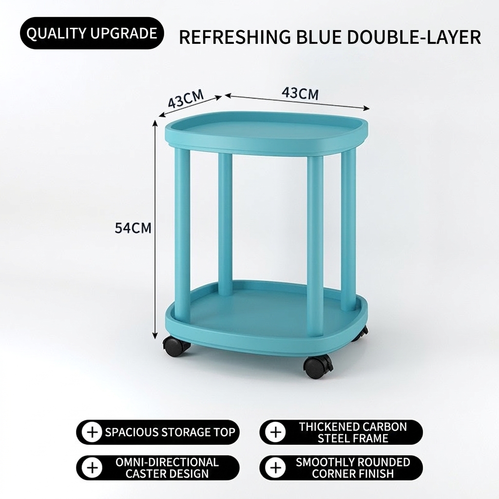 Double layer [blue] 43*43*54cm (height)