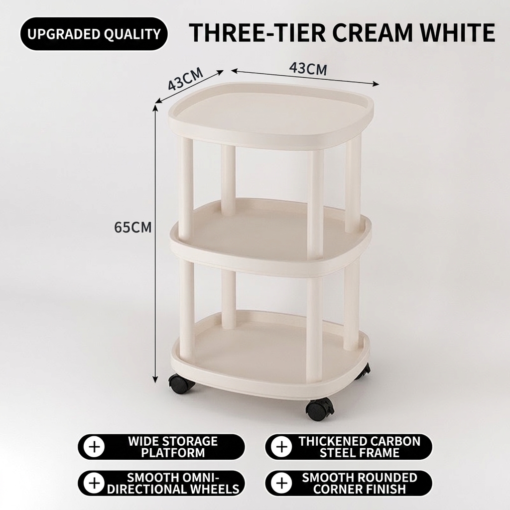 Three layers [white] 43*43*54cm (height)