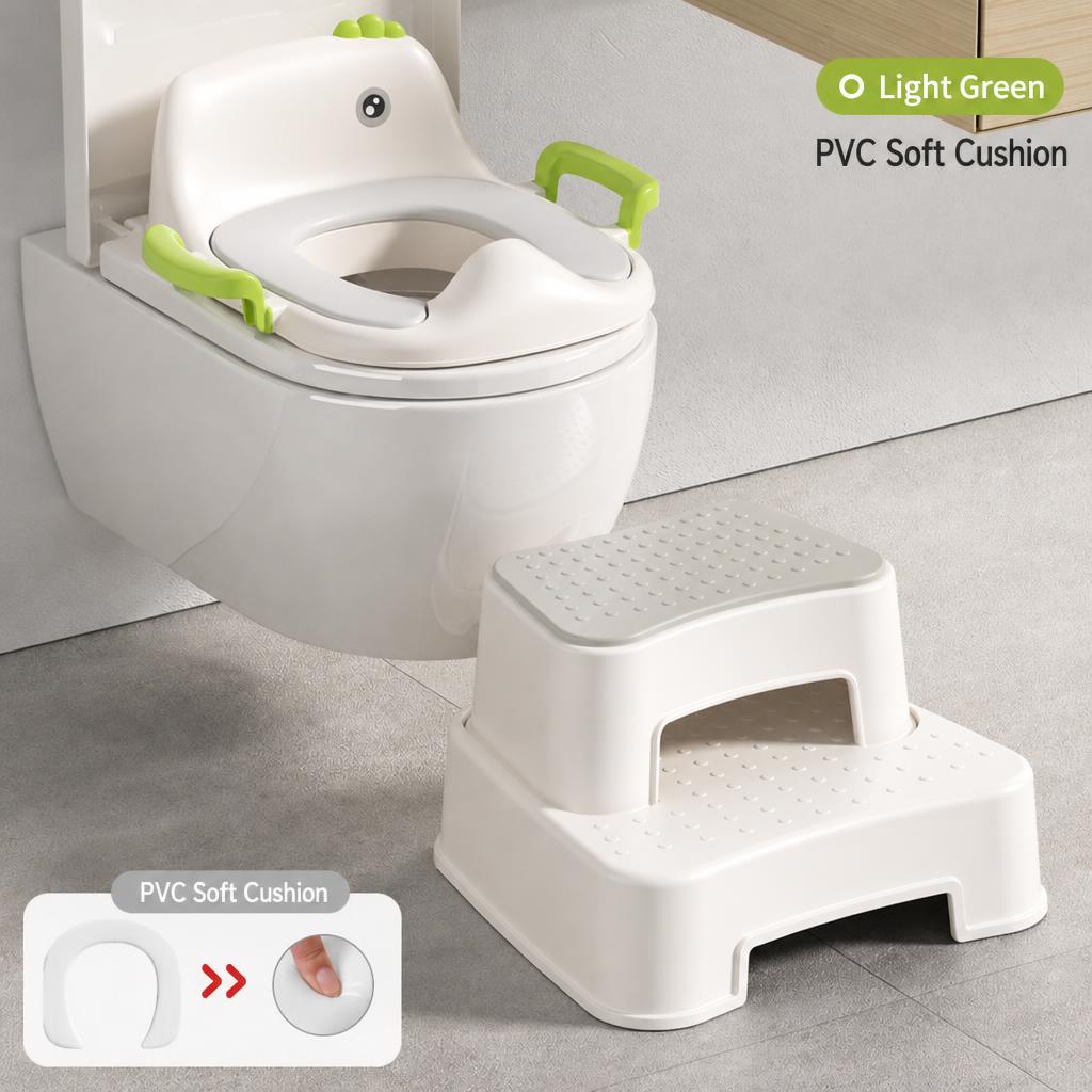 Light lotus green [pvc cushion model   second-level anti-slip footstool]