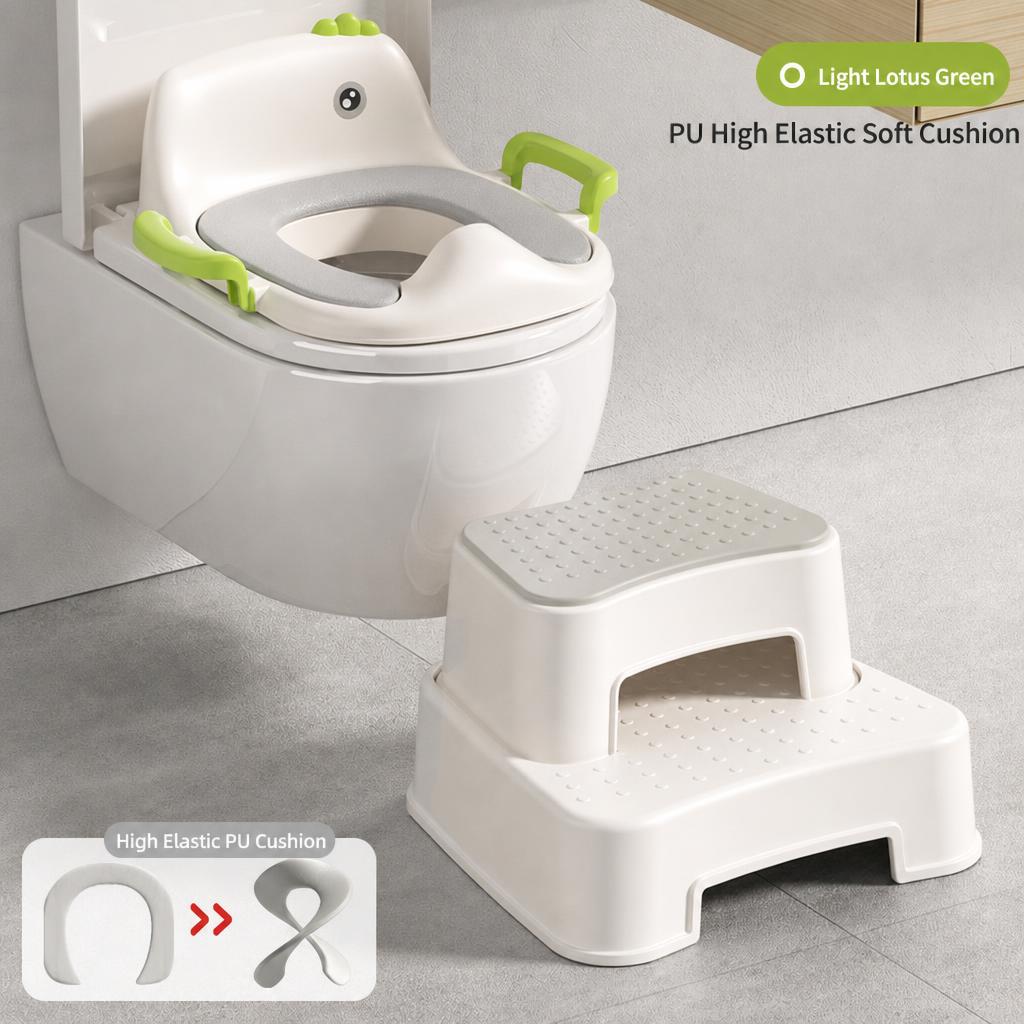 Light lotus green [full pu cushion model   second-level anti-slip footrest] (soft and comfortable, warm in winter and cool in summer)