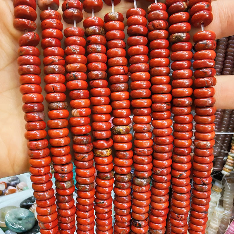 red jasper 3*8mm