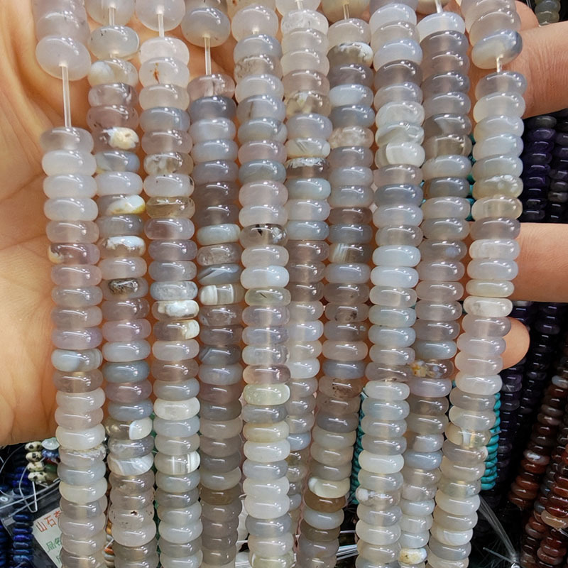 grey agate 3*8mm