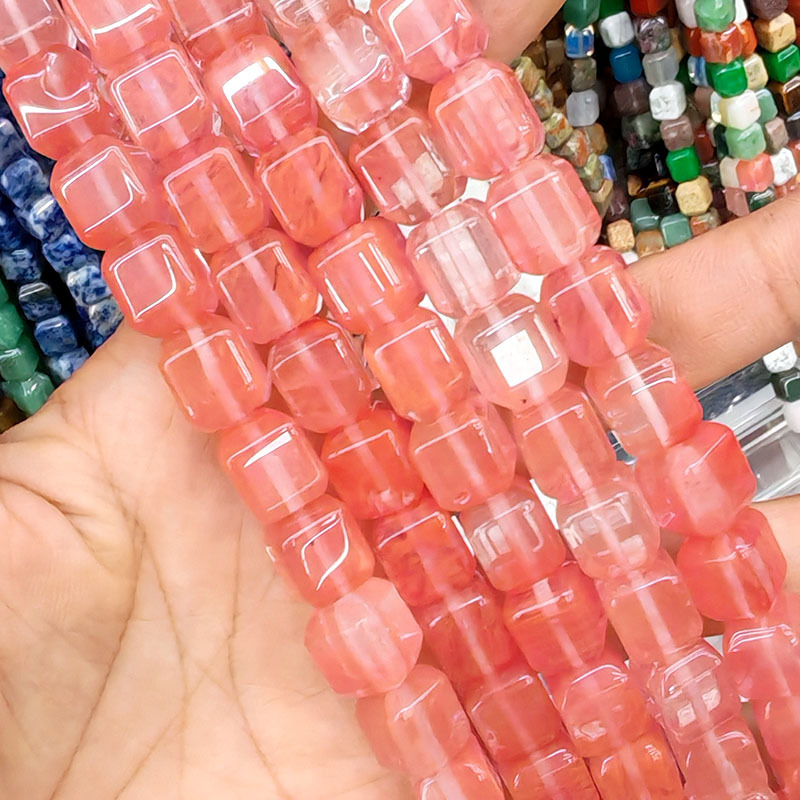 Watermelon crystal 10*12mm