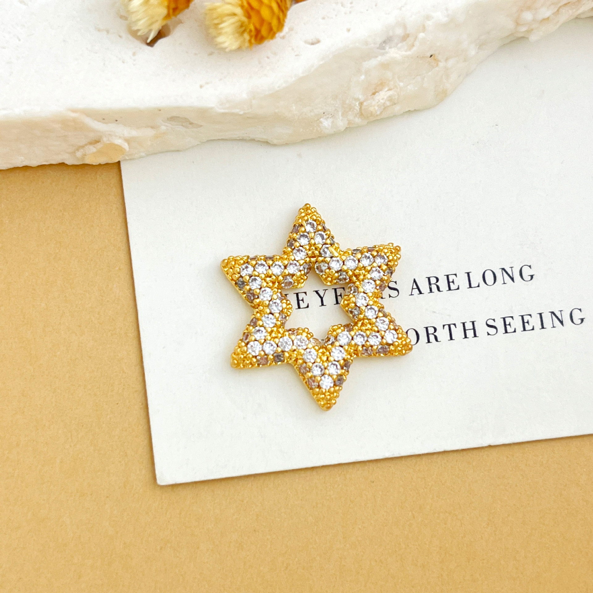 9:Xl3325 six-pointed star pendant gold