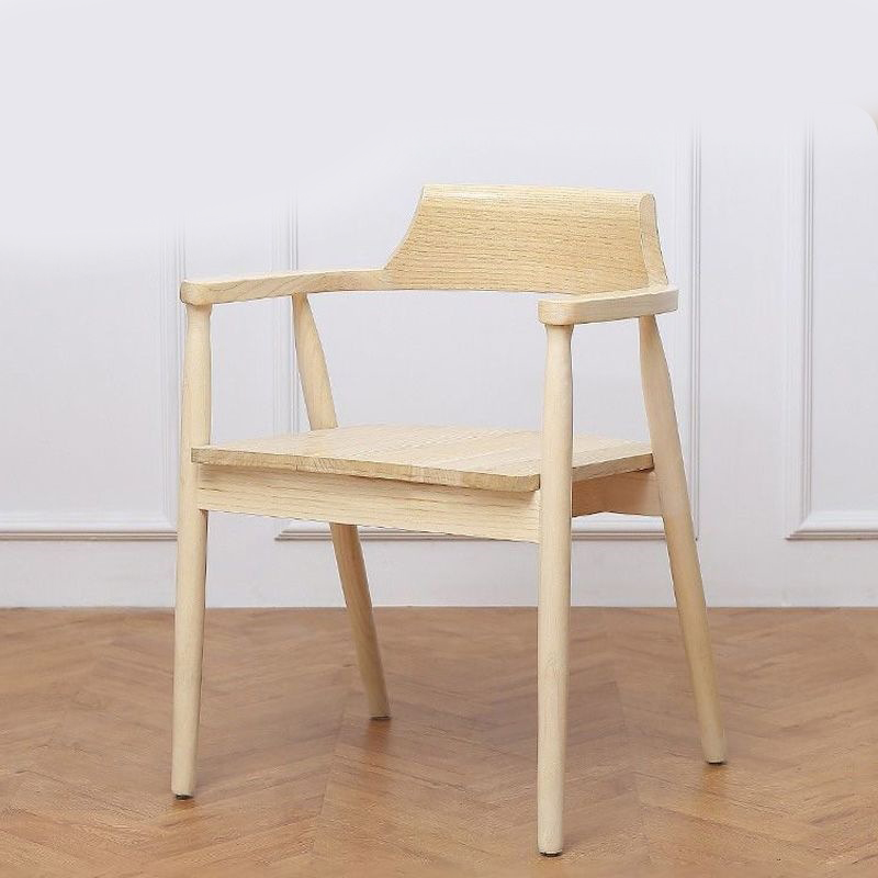 Natural wood color solid wood seat cushion