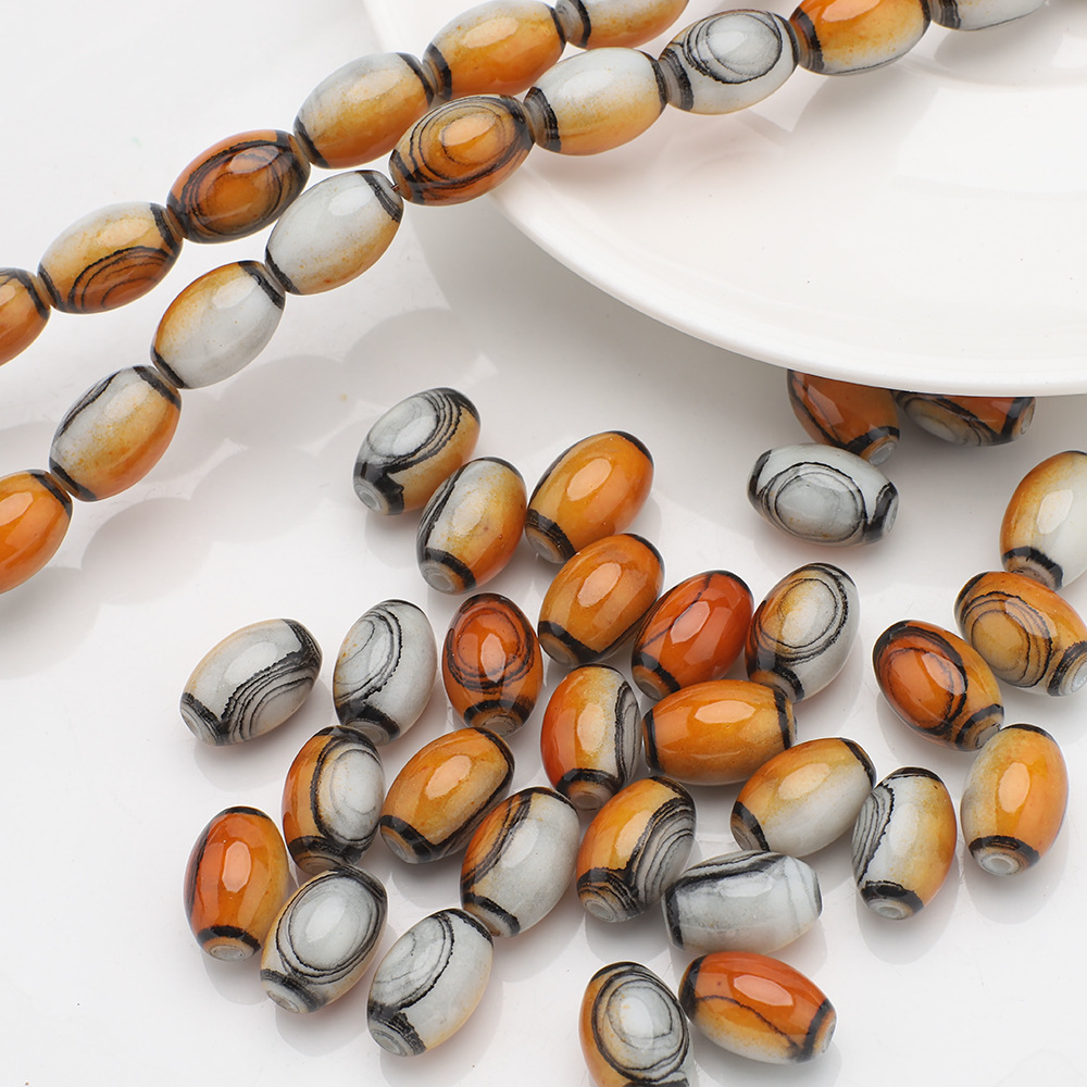 09 orange white 8* 11mm
