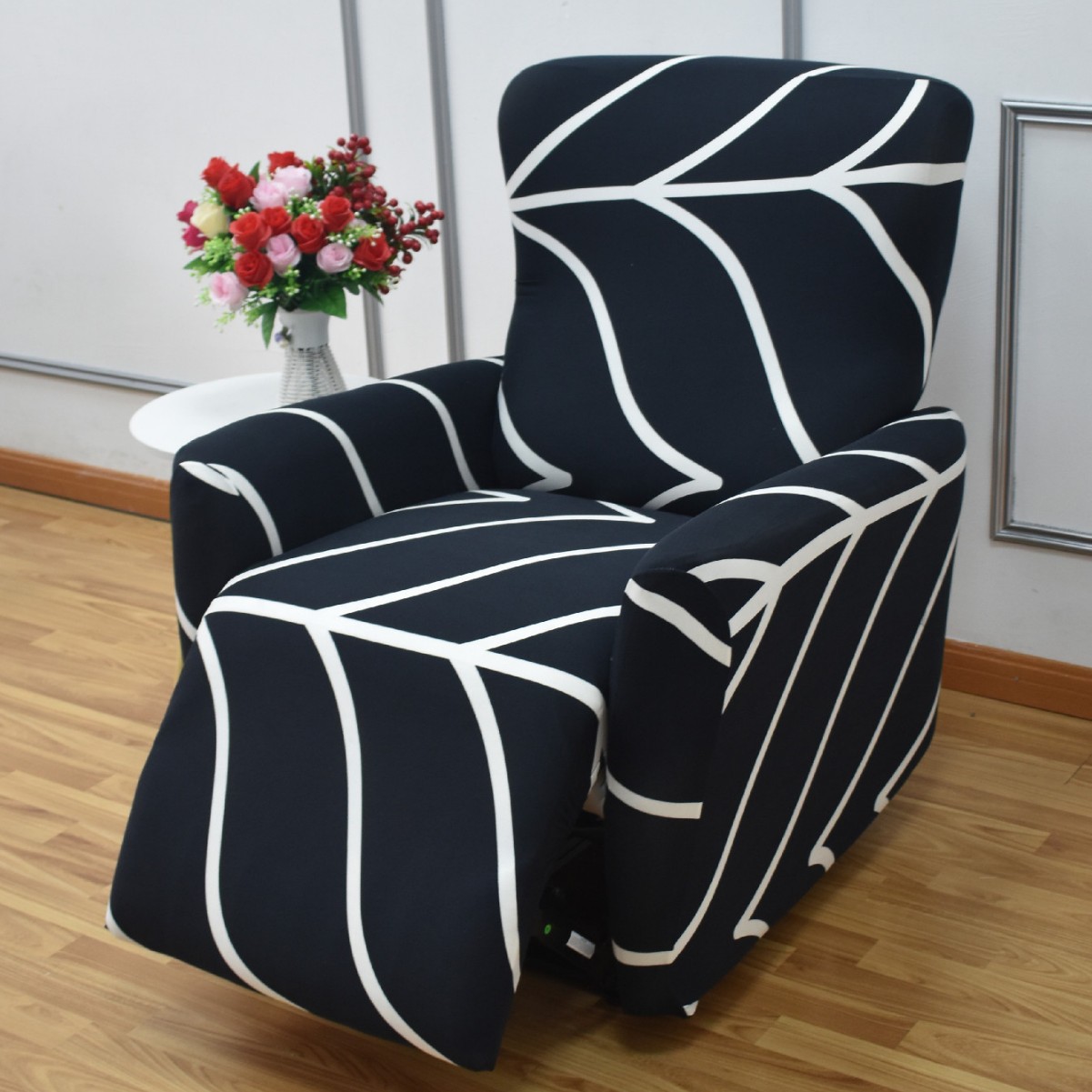 black and white stripes
