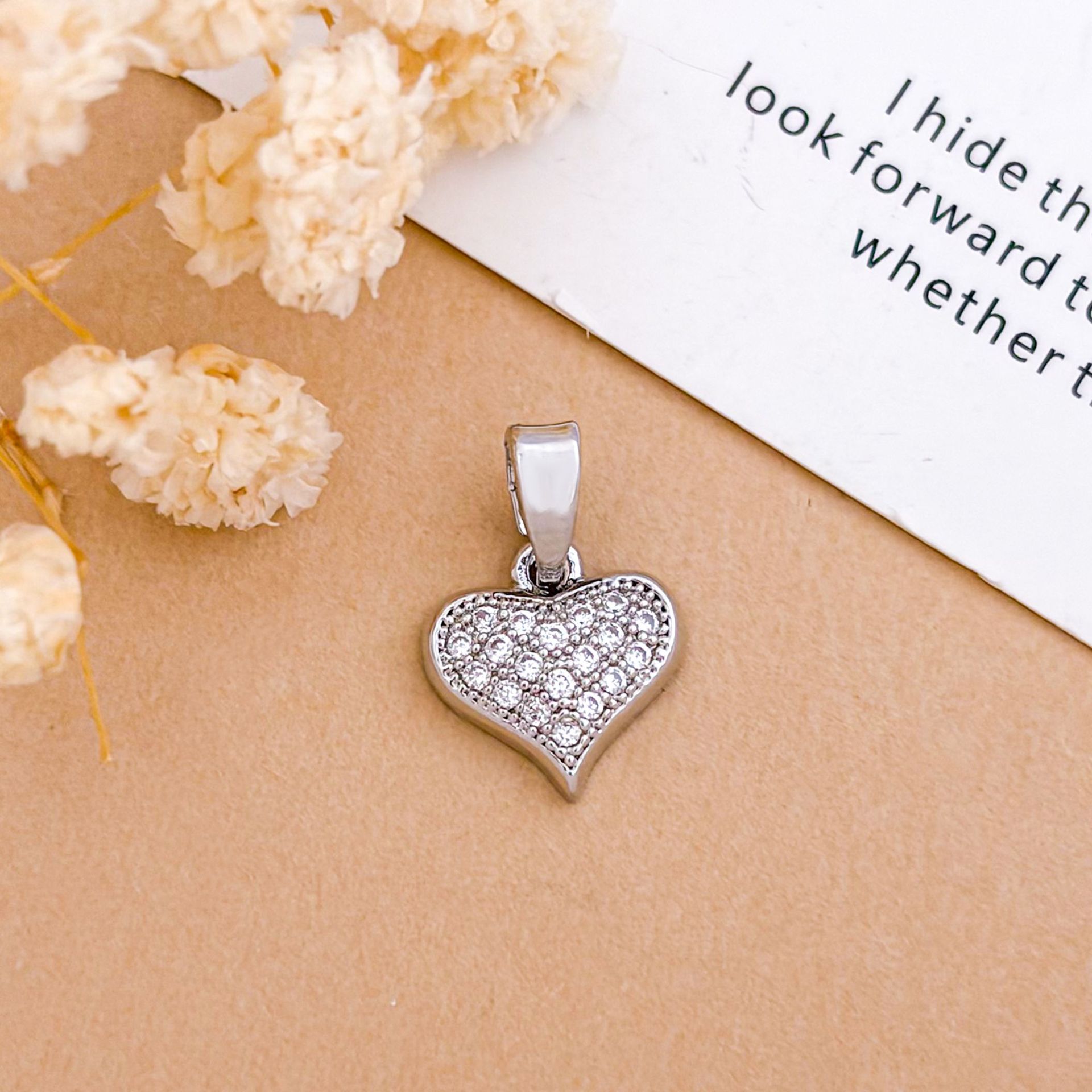 15:Xl5784 perfect love pendant silver