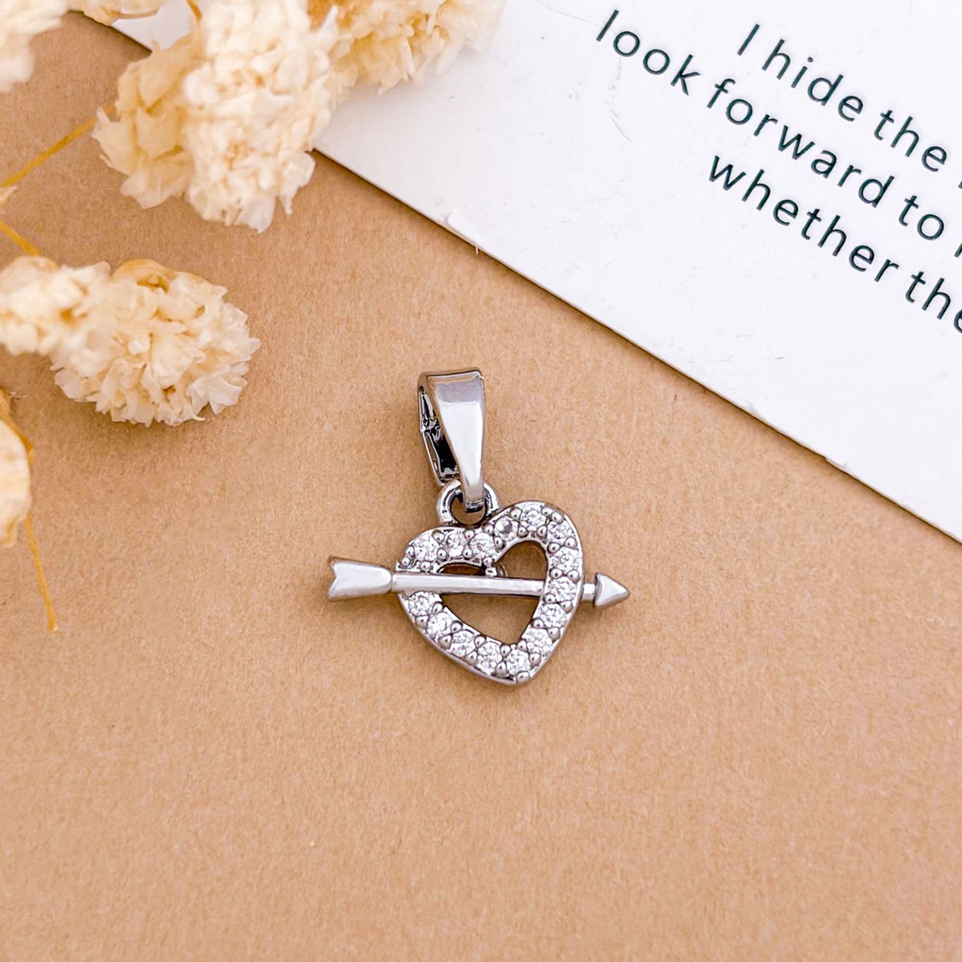 21:Xl6372 love at first sight pendant silver