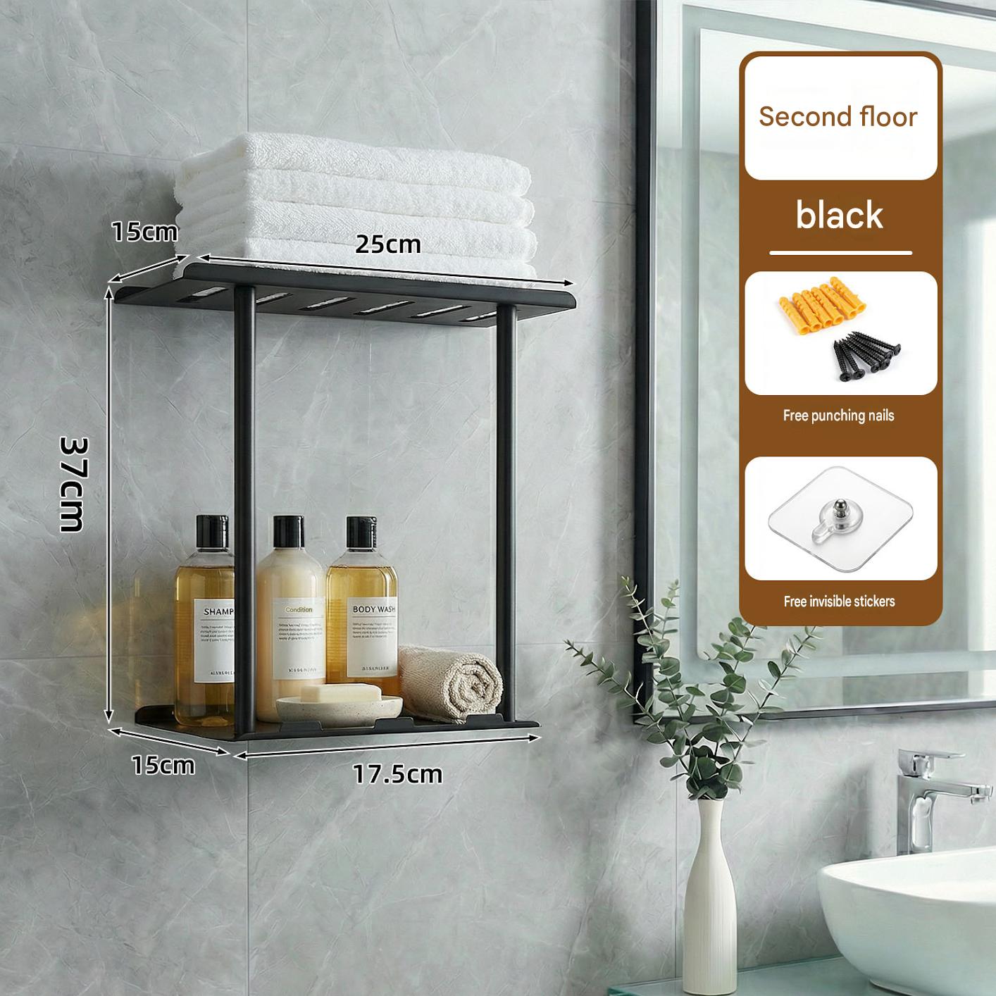Two-tier black [nail-free adhesive   punching nails]