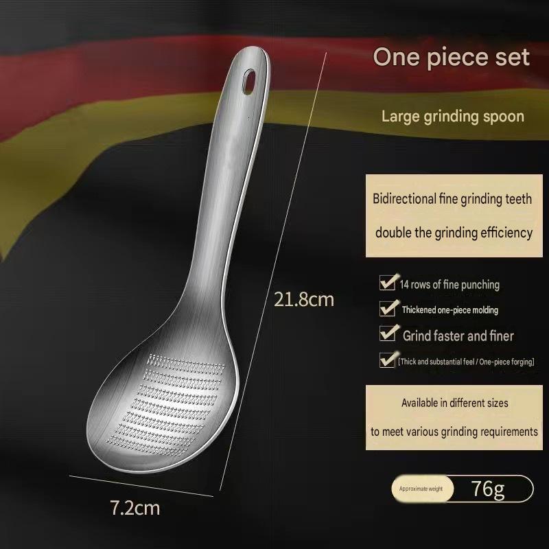 Ginger grinder [stainless steel] four-in-one