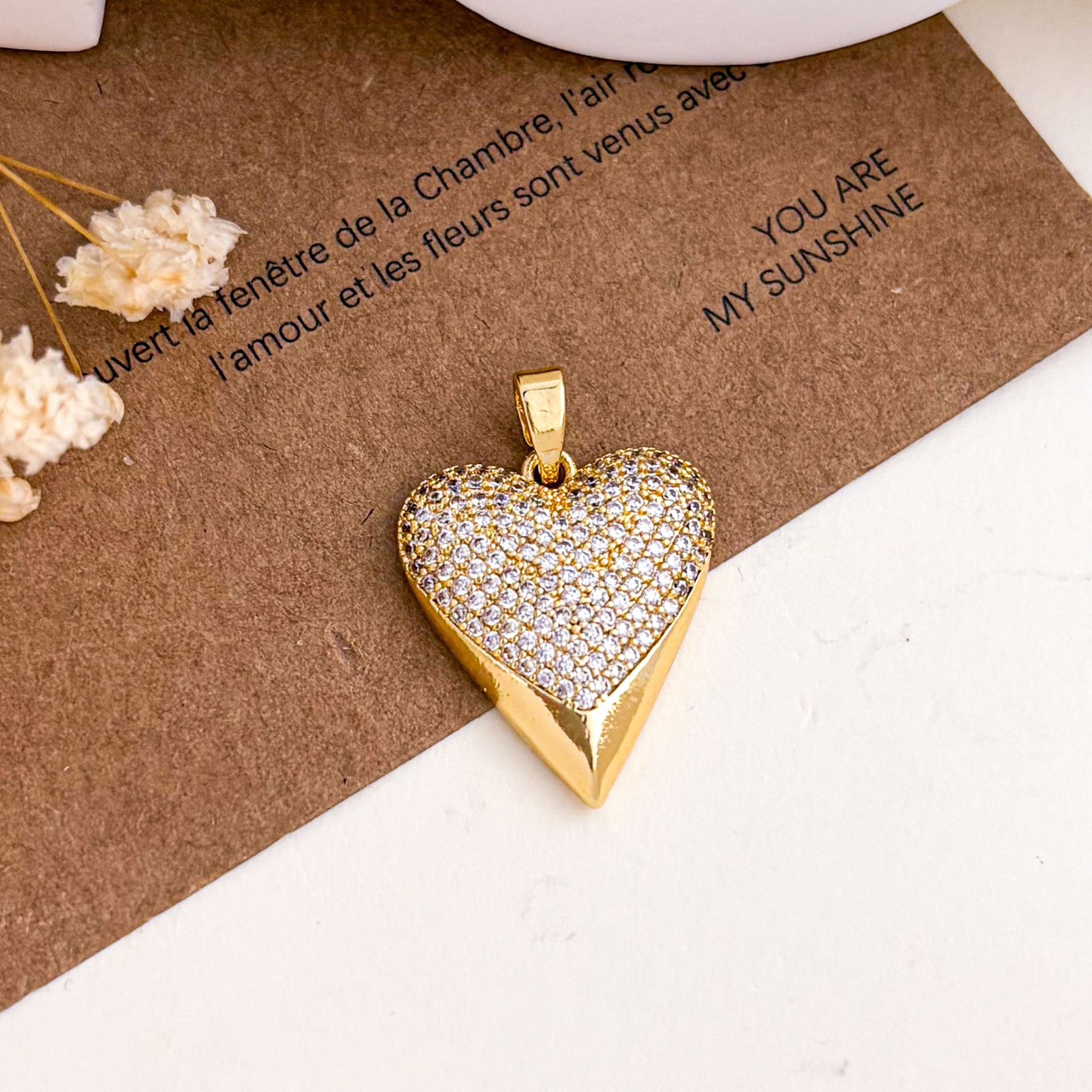 Xl5749 love pendant gold