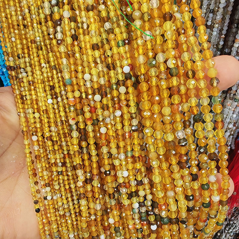 7:Mixed color yellow agate
