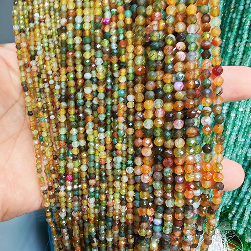 17:Yellow and green mixed agate