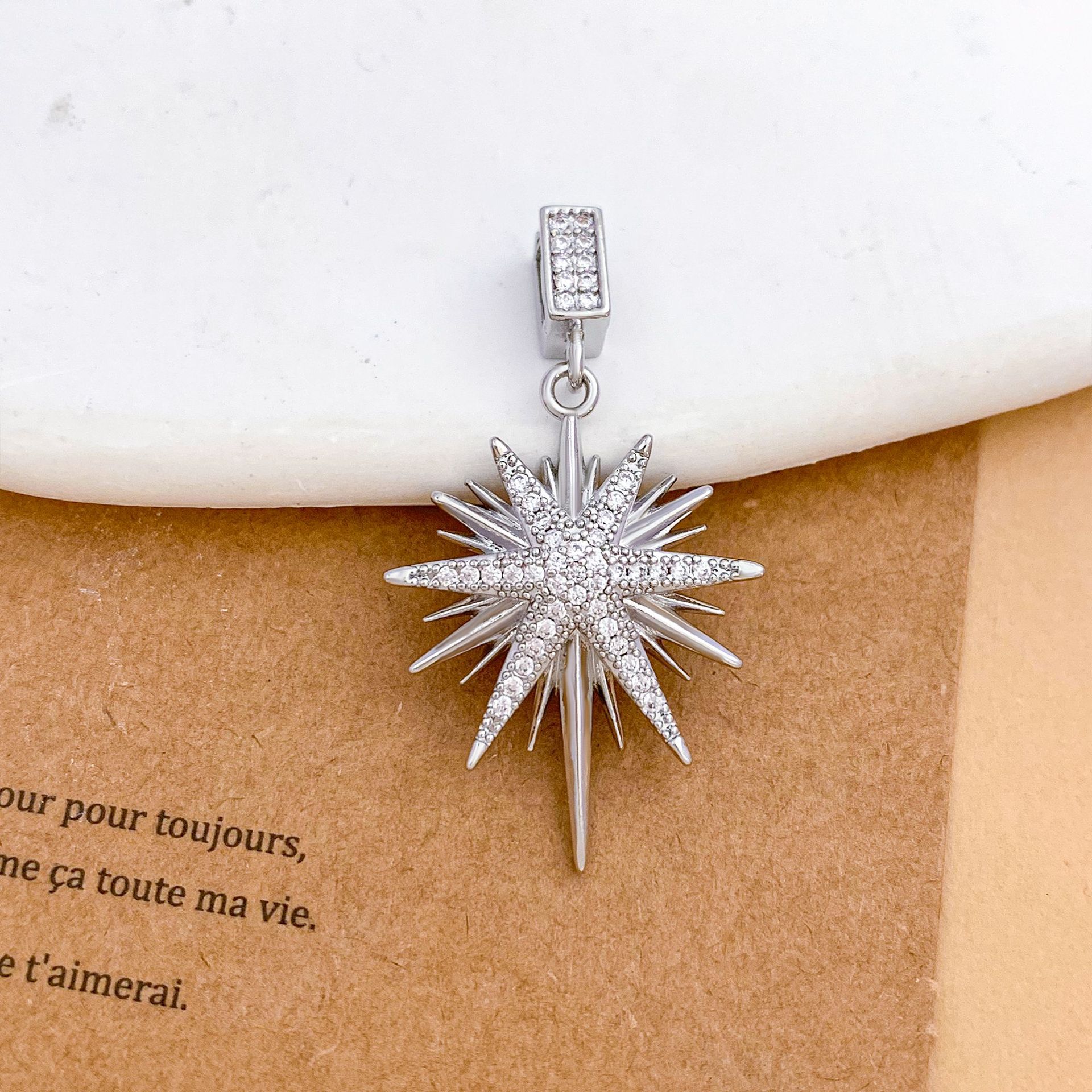 Xl4883 starfish pendant silver