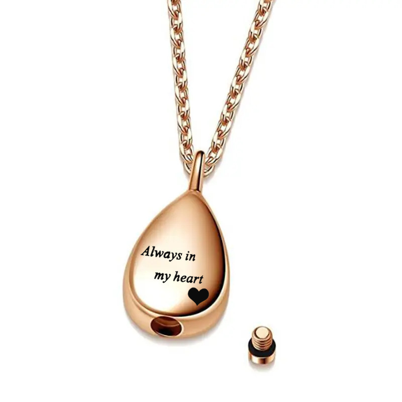 4:Rose gold with 50cm cross chain