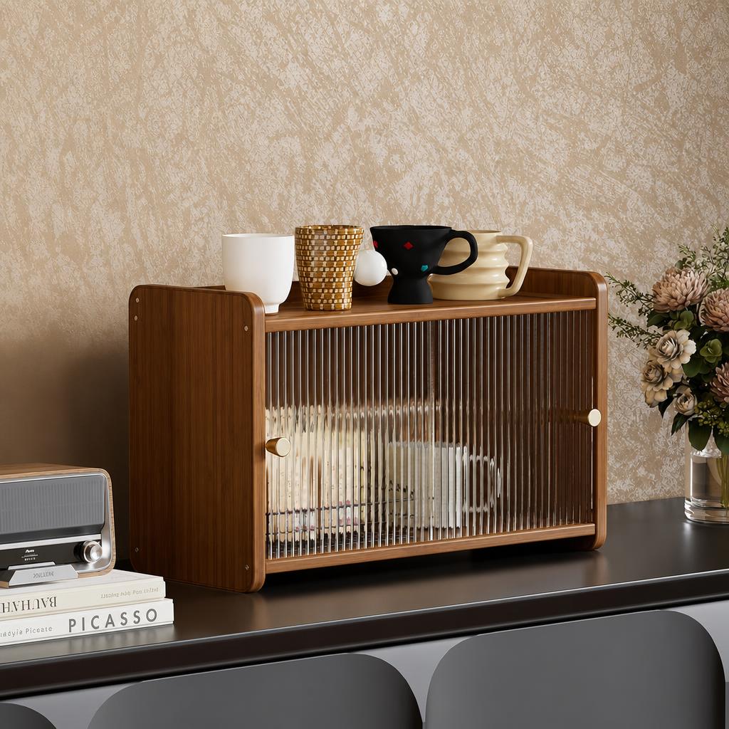Sliding door storage cabinet 2 layers 50