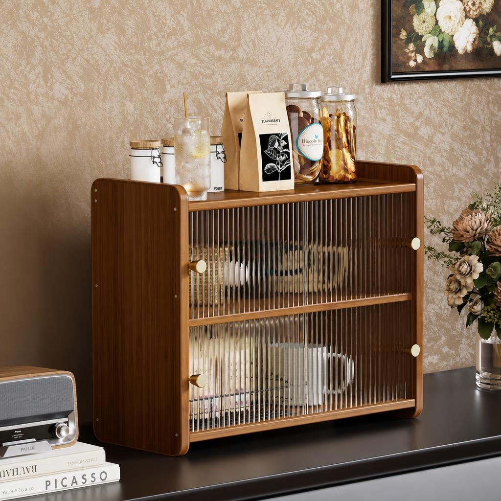Sliding door storage cabinet 3 layers 50
