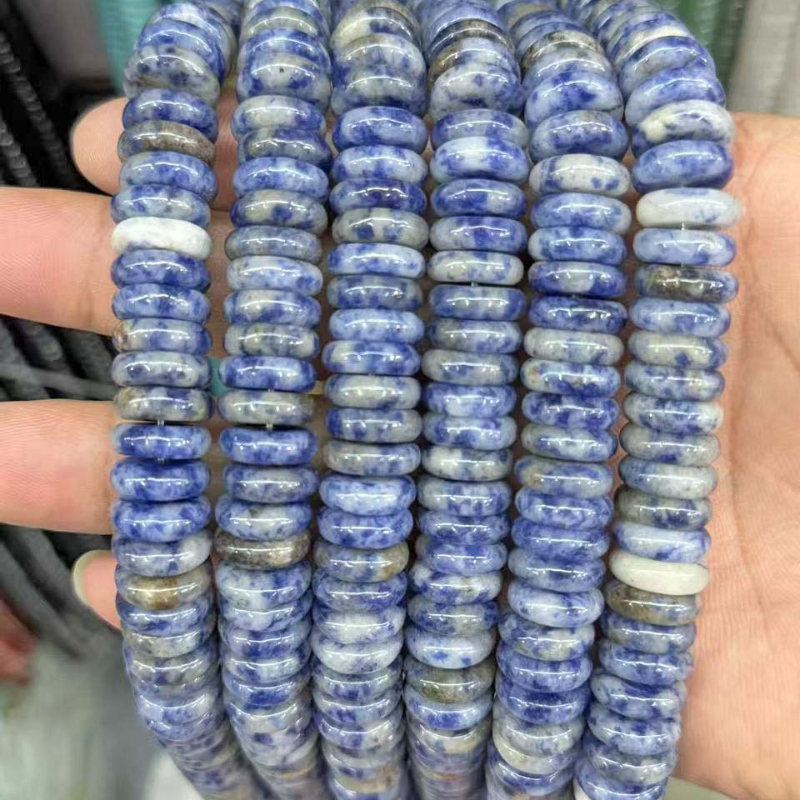Blue dot 4*12mm