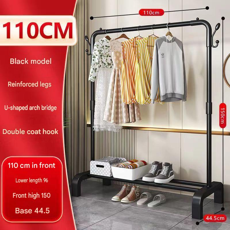 Single pole - length 110cm upgraded and reinforced - black