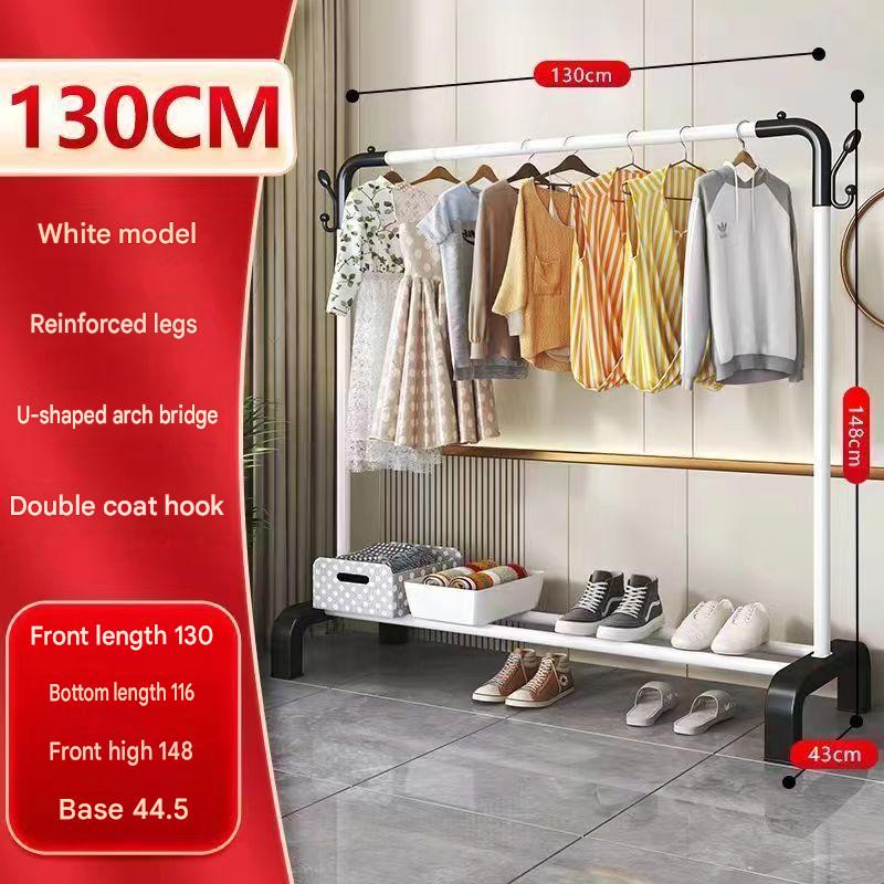 Single pole - 130cm long upgraded and reinforced - white