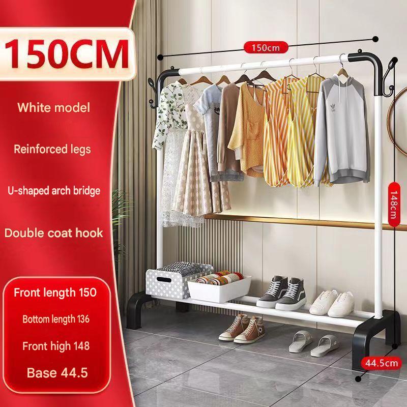 Single pole - 150cm long upgraded and reinforced - white