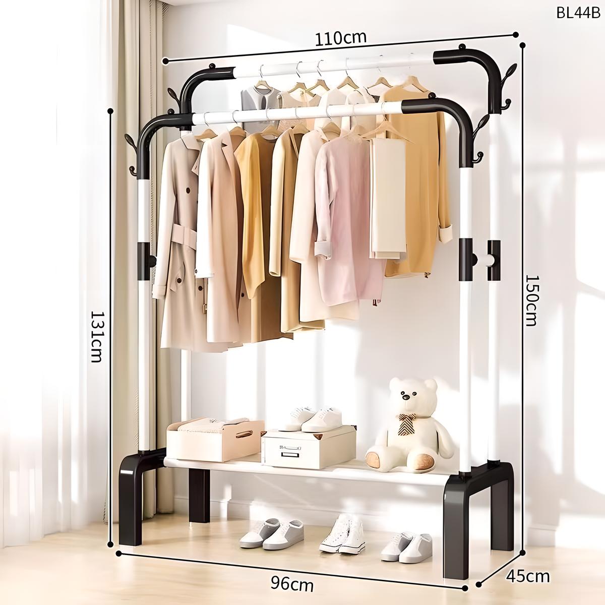 Double pole - length 110cm - upgraded and reinforced - white