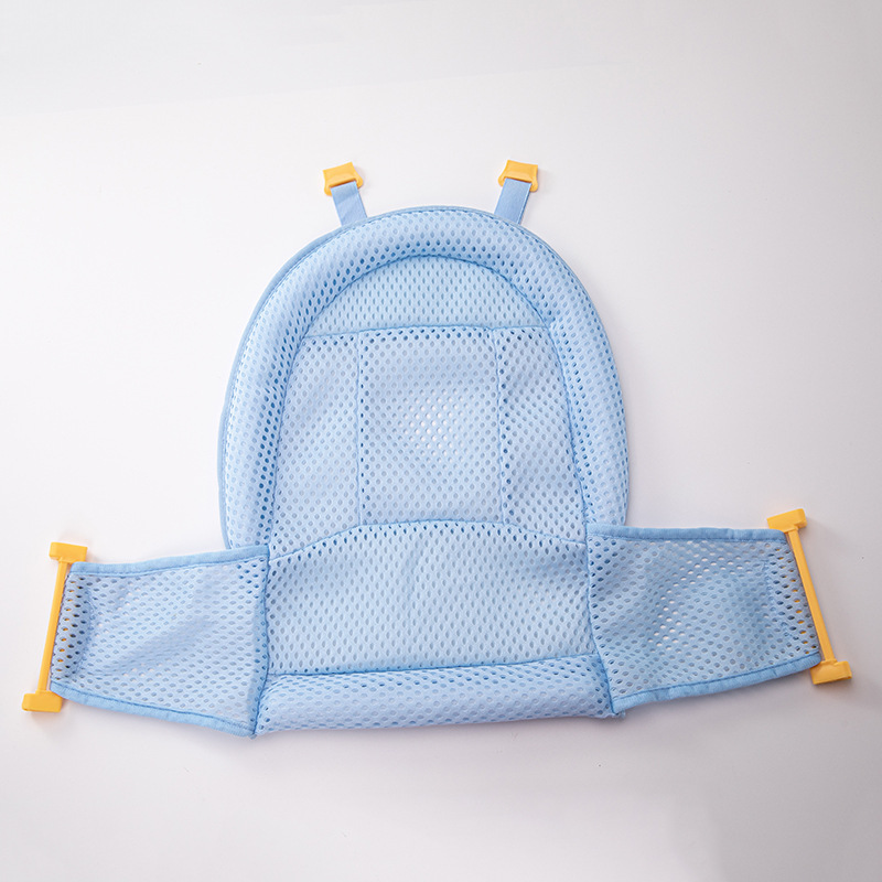 Four-button bath net Blue