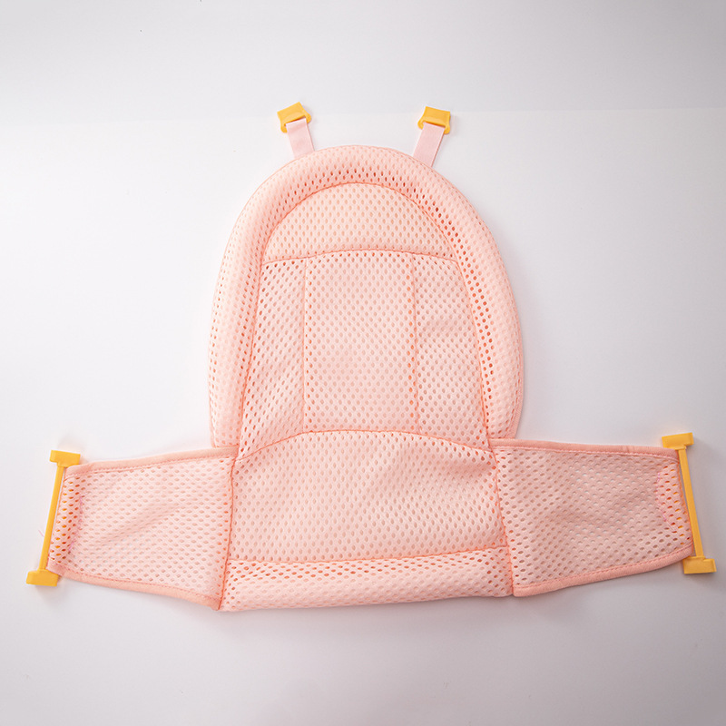 Four-button bath net pink