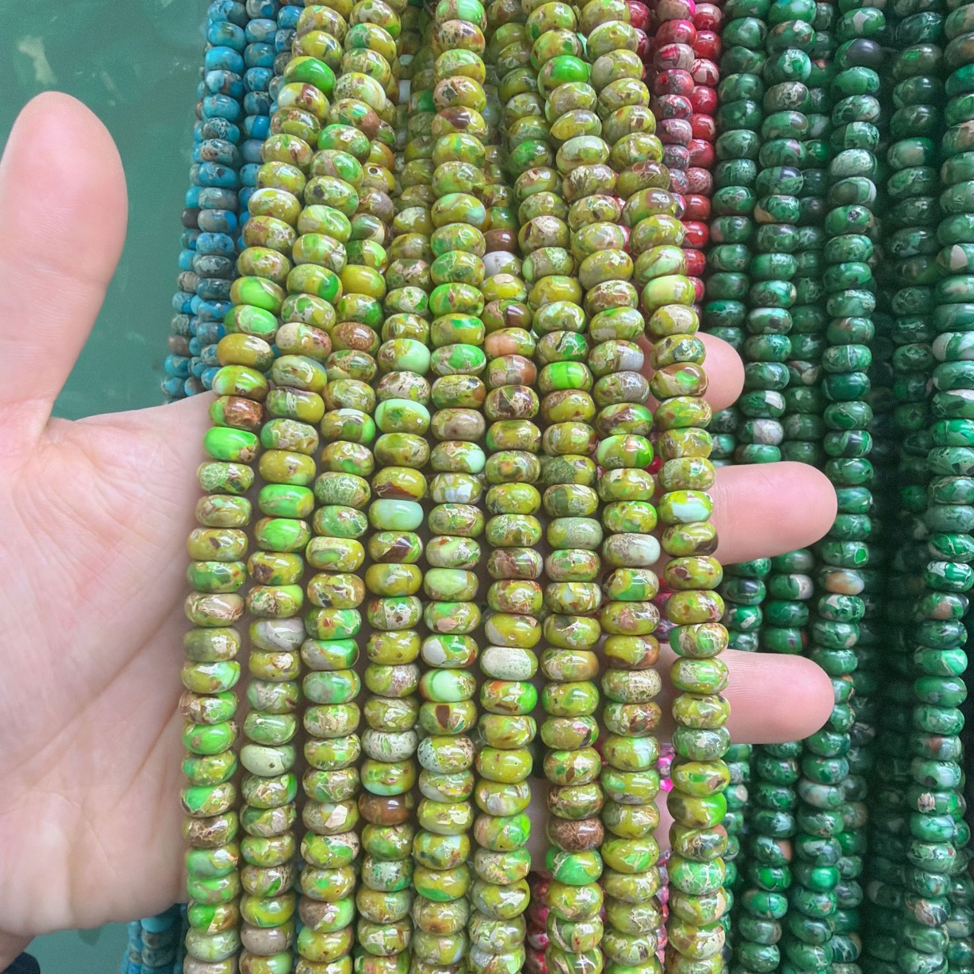 Fruit green 2*4mm