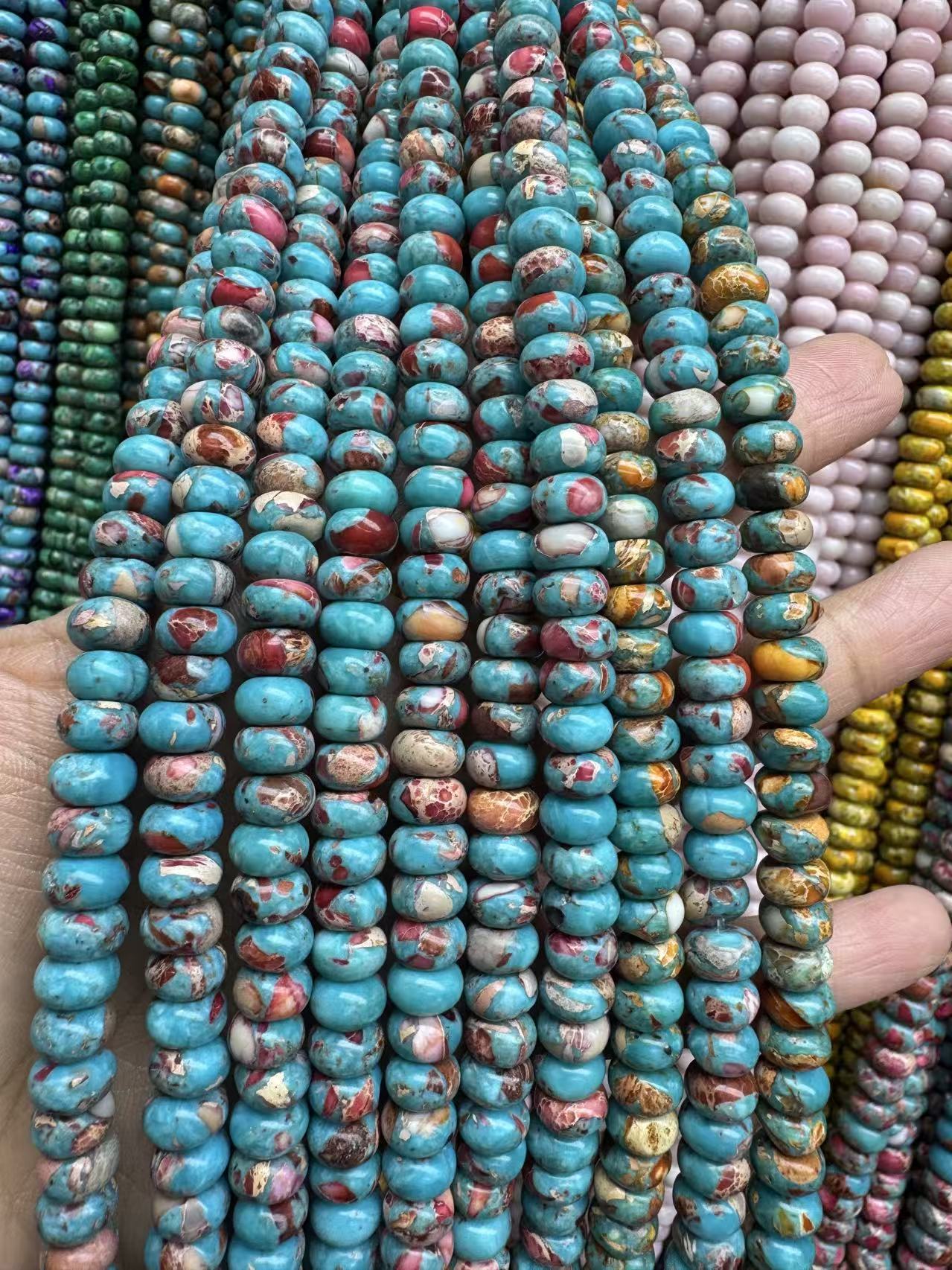 Blue red 4*8mm